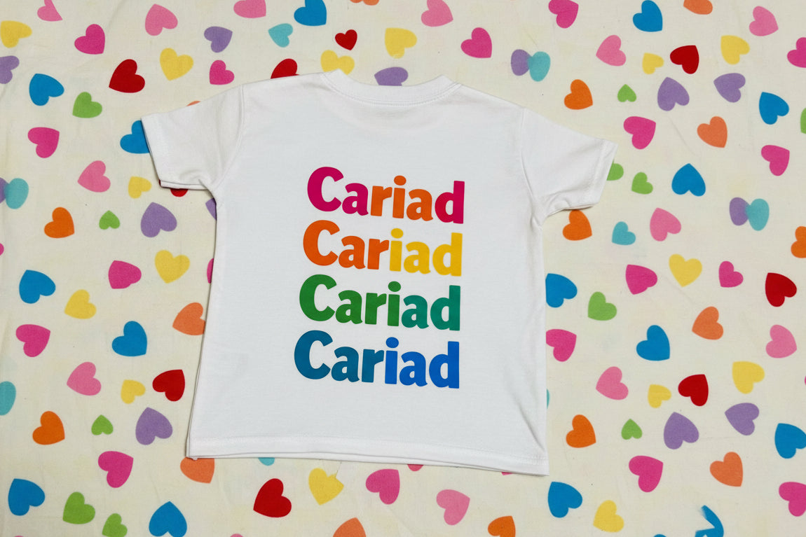 ‘Cariad’ White Tshirt