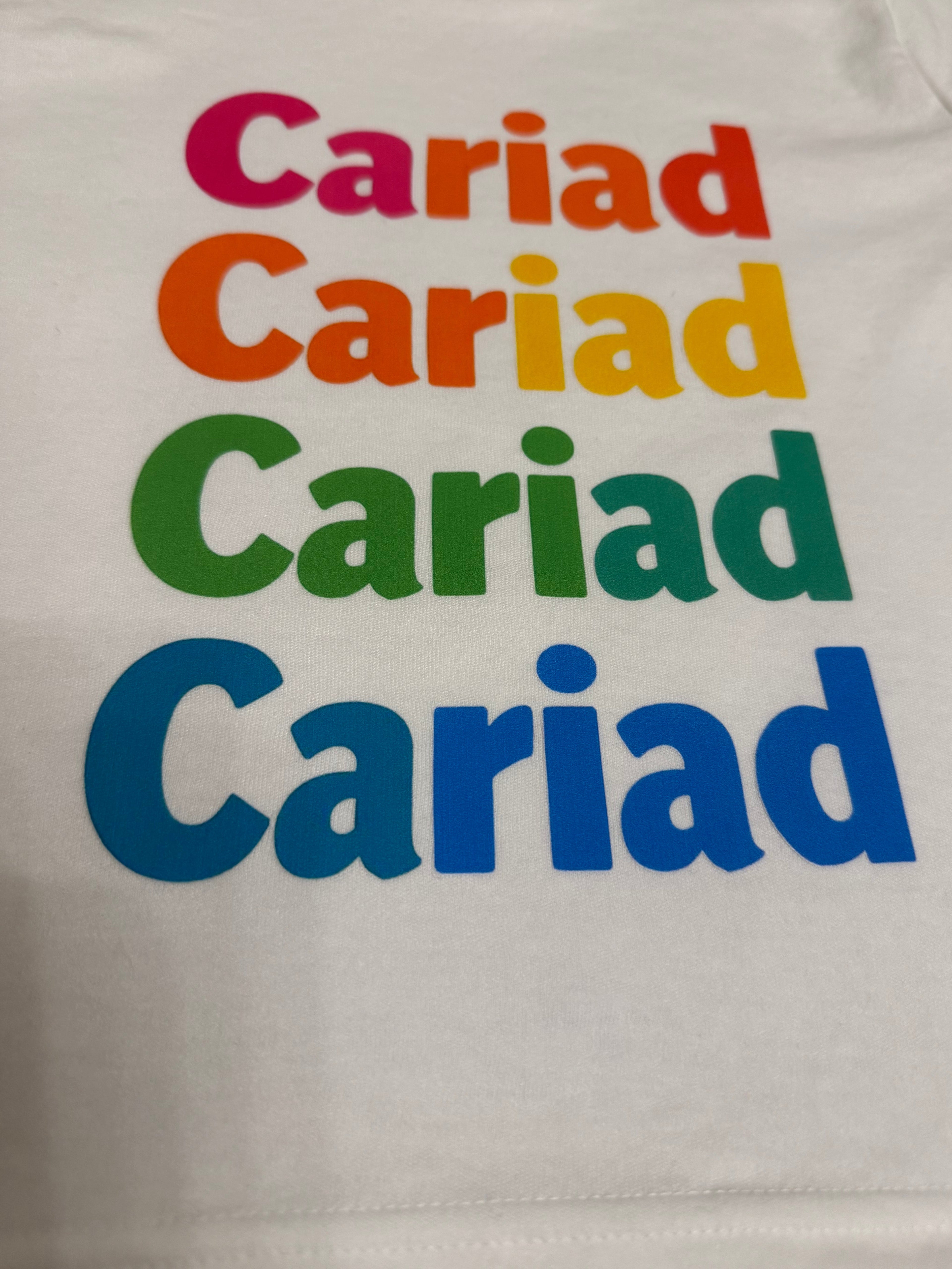 ‘Cariad’ White Tshirt