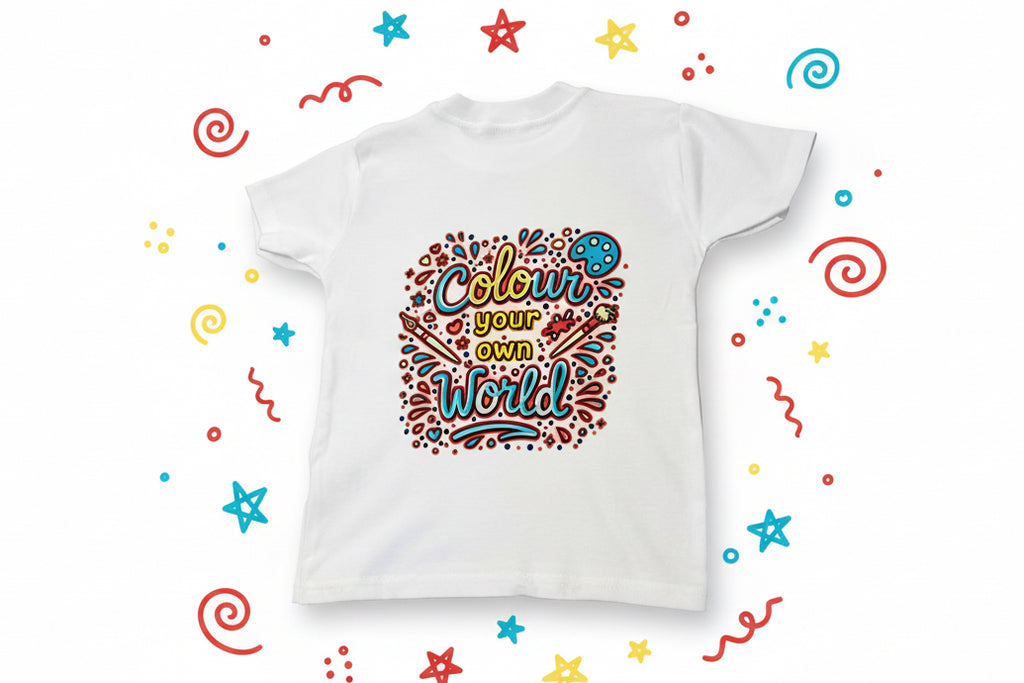‘Colour your own world’  T-shirt