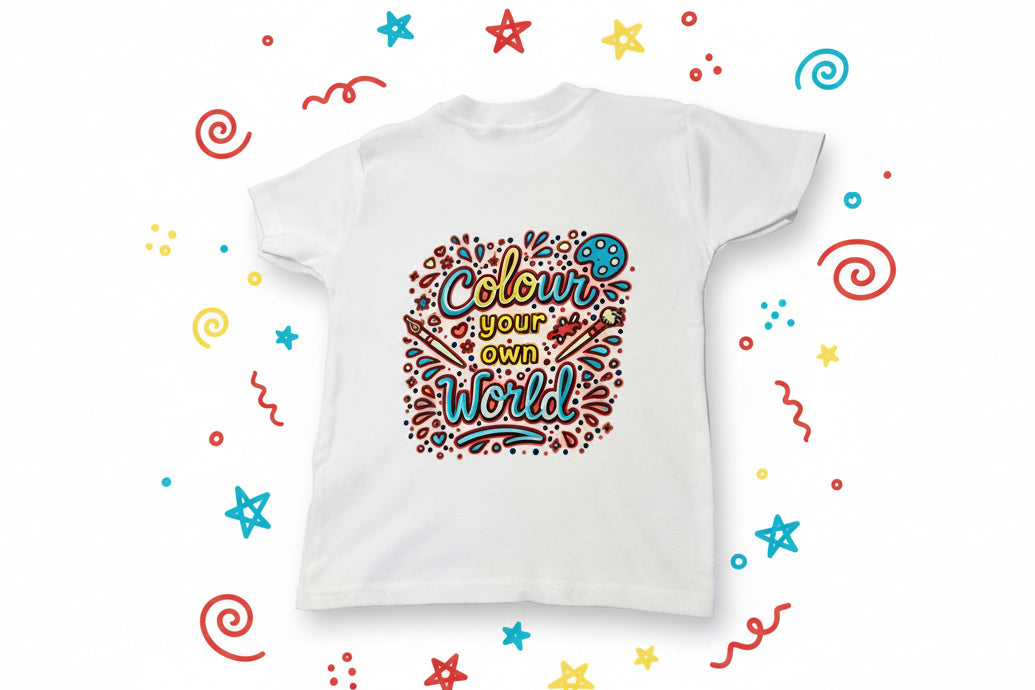 ‘Colour your own world’  T-shirt